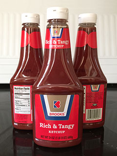 Brooks rich and tangy ketchup catsup