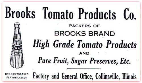 Brooks Tomato Products Advertisement